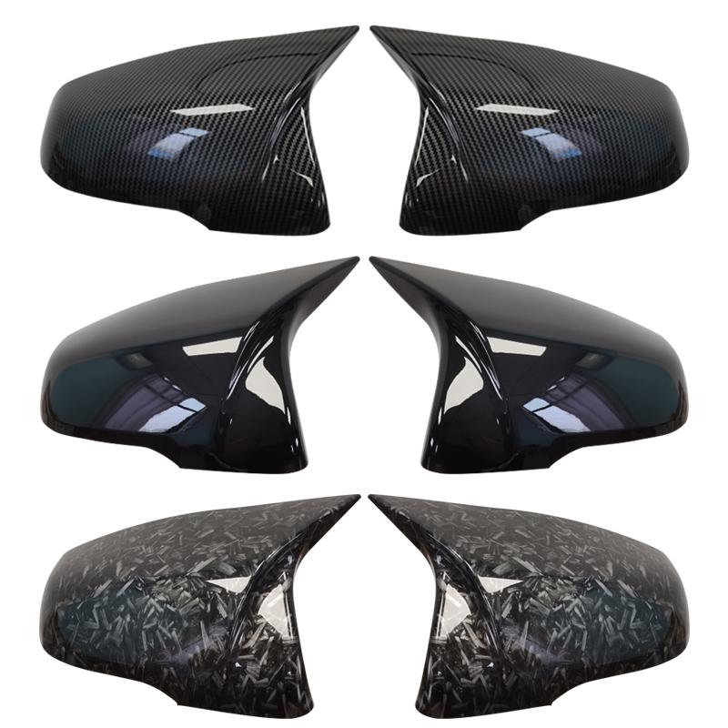 For BMW X1 F48 X2 F39 Z4 G29 F45 F46 Touring 2GT F45 F46 Glossy Black Mirror Cover Caps For Toyota Supra -