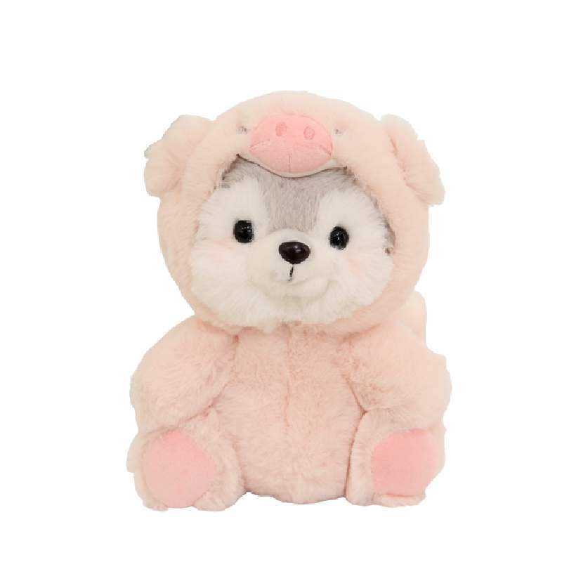 

Dinosaur Fox Pig Koala Stuffed Toy Dog Cross Dressing Pillow Decoration Gift Piglet,20cm/7.87in