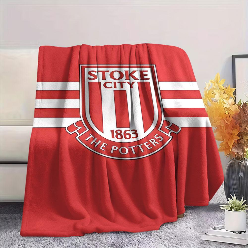 SCFC Logo Blanket, High Quality Comfortable for All Seasons, Home Decor, Warmth and Comfort