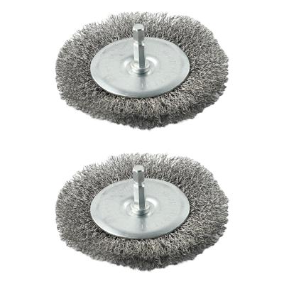 2 pezzi Set di spazzole metalliche di ricambio per spazzola articolare elettrica per EFB 400 blister