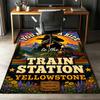 Yellowstone Printed Carpet Rug for Office Chair Living Room Bedroom Kitchen Room Decor Gifts