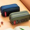 Camouflage Double-Layer Pencil Case for Boys - Junior & Senior High School Students Stationery Storage Box