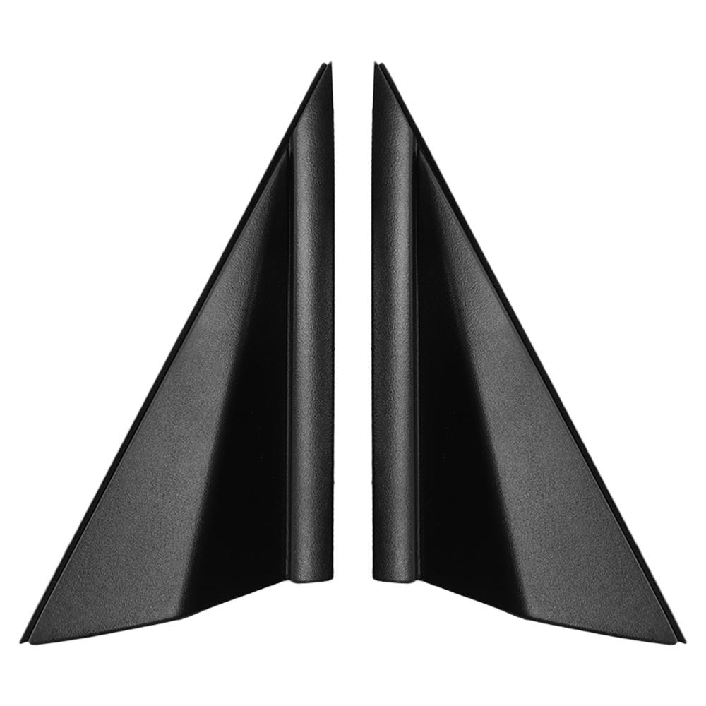 Rear Mirror Triangle Trim Plate Door Mirror Flag Cover Moldings For Hyundai Elantra 2011 2012 2013 86180-3X000 86190-3X000