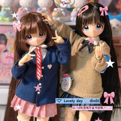 Authen1/6 Bjd Blind Box Miralab Don'T Mess With My Bangs Serie Bjd Bewegliche Gelenkpuppe Gummihaar-Transplantationsset
