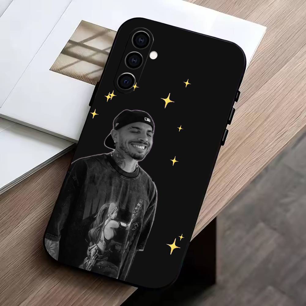 E-Eladio Carrion DON KBRN Phone Case Black Silicone Soft For Samsung Galaxy A73,A72,A71,A70,A53,A52,A51