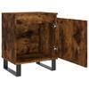 Nightstands (2 Pcs) Smoked Oak 40 X 30 X 50 Cm Particleboard