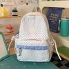 Zaino, design INS coreano, pois di nicchia, alto valore estetico, zaino per la scuola media, zaino per ragazze, zaino da viaggio soft girl