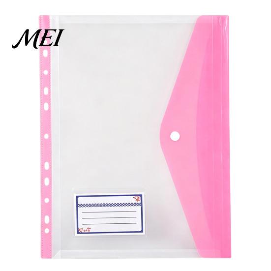 A4 Letter Size Storage Pouches 11-Hole Expanding File Pocket, Assorted Colors Large Capacity Document School Course Material Holders, Waterproof