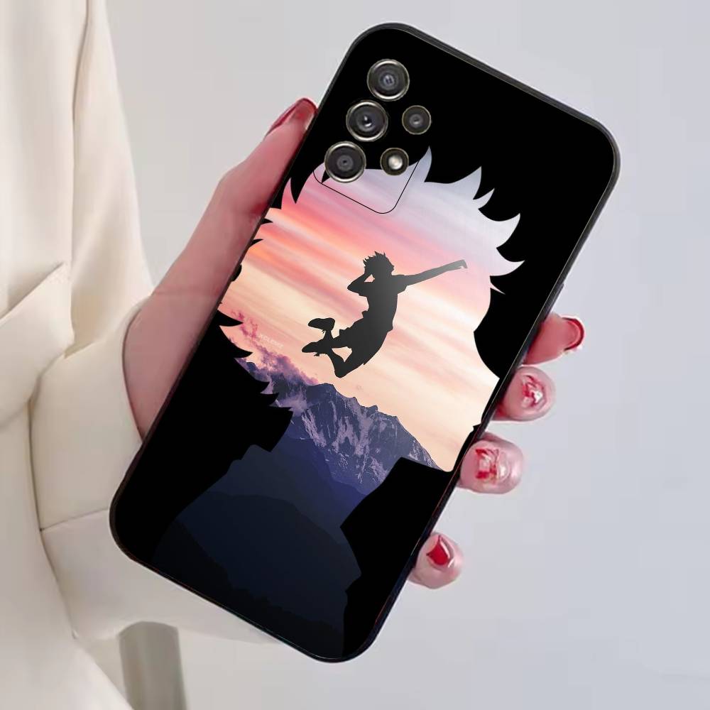 Anime H-HaiKyuu cool Phone Case For Samsung S25,S24,S21,S22,S23,S30,Ultra,S20,Plus,Fe,Lite,Note,10,Black Cover