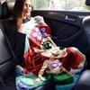 1pc. Cute Cartoon Mermaid Design Blanket, Soft Throw for Home Decor, Gift Idea, Soft Flannel Throw Blanket, Versatile & Cozy for Bedroom, Suitable for