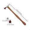 Vehicle Panel Repair Tool Stainless Steel Dented Area Knocking Beech Wood Handle Auto