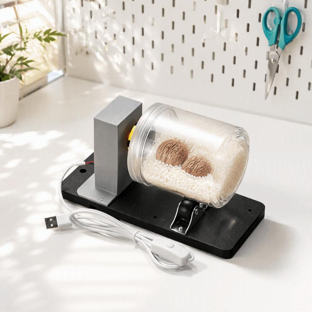 Automatic Automatic Prayer Bead Tumbler Variable Speed Polishing Machine Disc Stringing