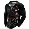 New POLO Shirt Zip Long-sleeved Lapel Men's Sweatshirt Casual Tops Tide