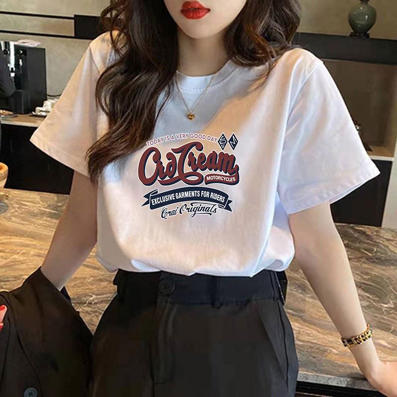 Women Cute Pink Bear Graphic T Shirt Casual Cotton O Neck Short Sleeve Loose Summer Tee Daily Basic Tops
