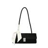Gentle and fashionable silk scarf shoulder bag women's spring and summer new versatile ins underarm bag foreign small square bag women