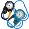Orologio con Fibbia da Escursionismo Clip da Cintura Portatile Orologio da Tasca Bussola Moschettone per Zaino Sport Outdoor Alpinismo