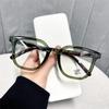 Retro Black Large Frame Myopia Glasses Trend Female Anti-Blue Light Near Sight Eyewear Optical Spectacle Short Sight Eyeglasses