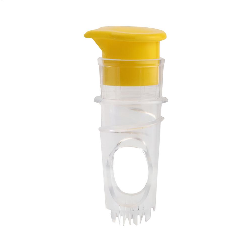 Hot Sale Manual Lemon Juicer Portable Squeezer Fruit Juicer Screw Top Manual Juices Reamer Built In Filter For Home Travel Camp