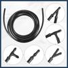 Front Windshield Washer Hose Kit Fit for Jeep Grand Cherokee with 3 Meter Washer Fluid Hose 12 Pcs Hose Connectors - Pack of 15 Black Replacement Car