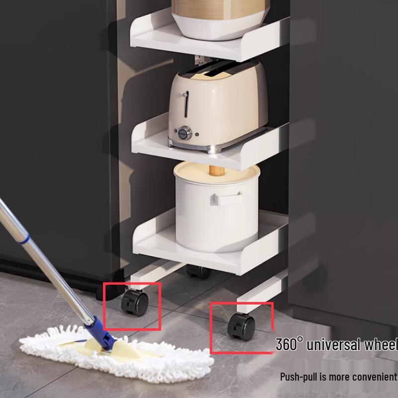 Yingbai Slim Rolling Kitchen Storage Cart
