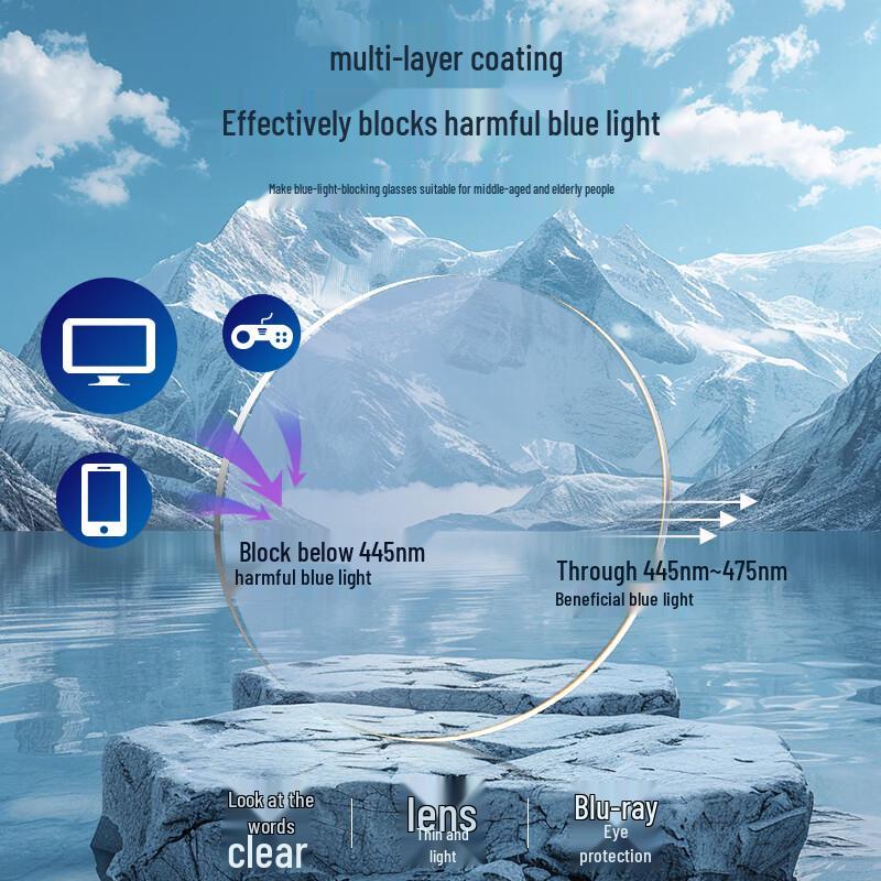 YUPINTANG Anti-Blue Light Half-Frame Reading Glasses