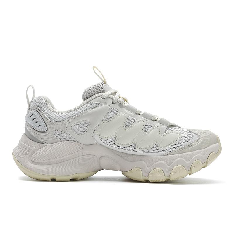 FILA TRUFFLE Textile, Synthetic Leather Height Increasing Low top Chunky Sneakers Women's White Gray F12W521112FWM