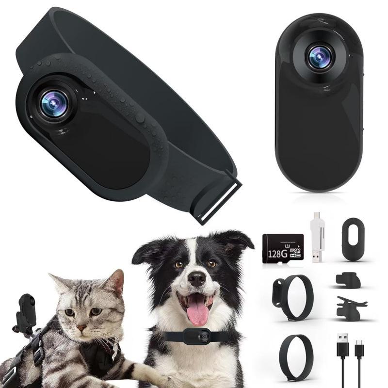 Magnetic Clip HD Wearable Action Camera for Pet and Cycling