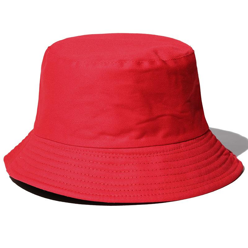 Solid Cotton Bucket Hats For Women Men Student Autumn Winter Unisex Folding Caps Hip Hop Gorros Outdoor Casual Panama Bucket Cap