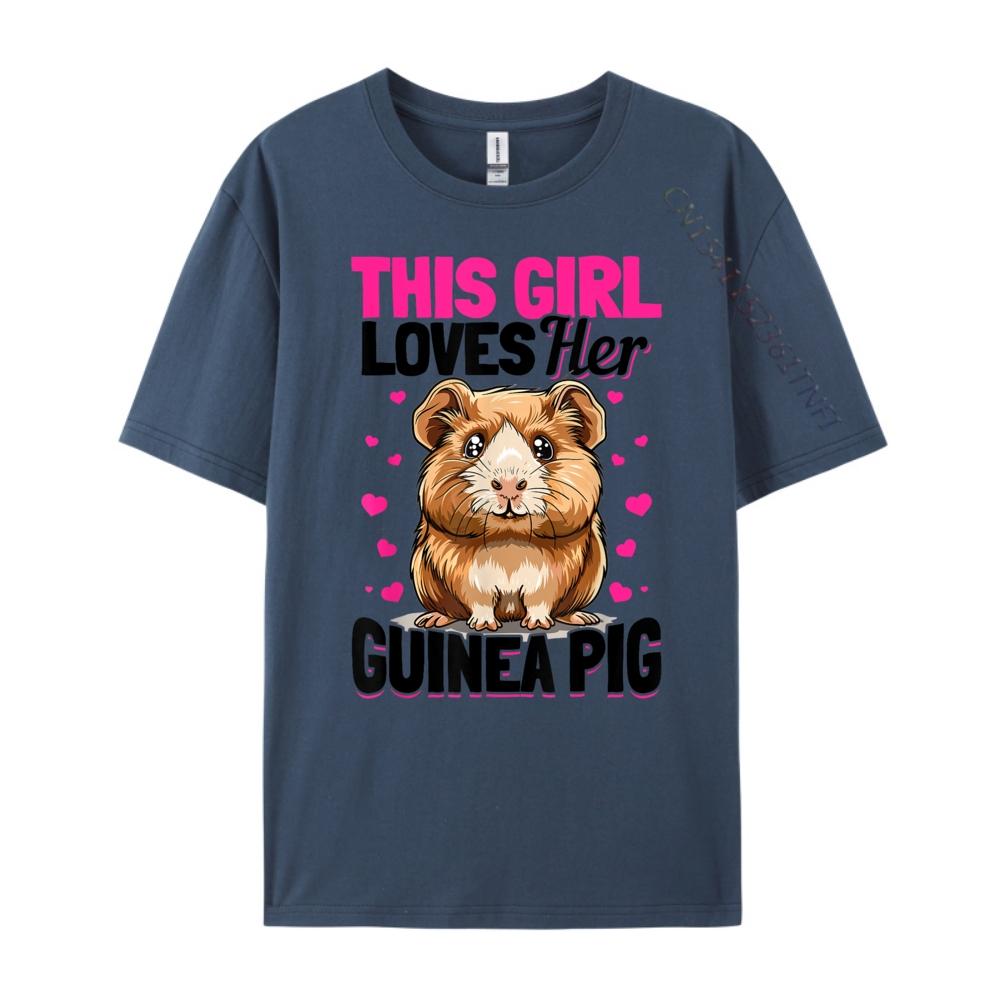 

Guinea Pig Pet Rodent Animal This Girl Loves Her Oversized T Shirt Shirts 4XL