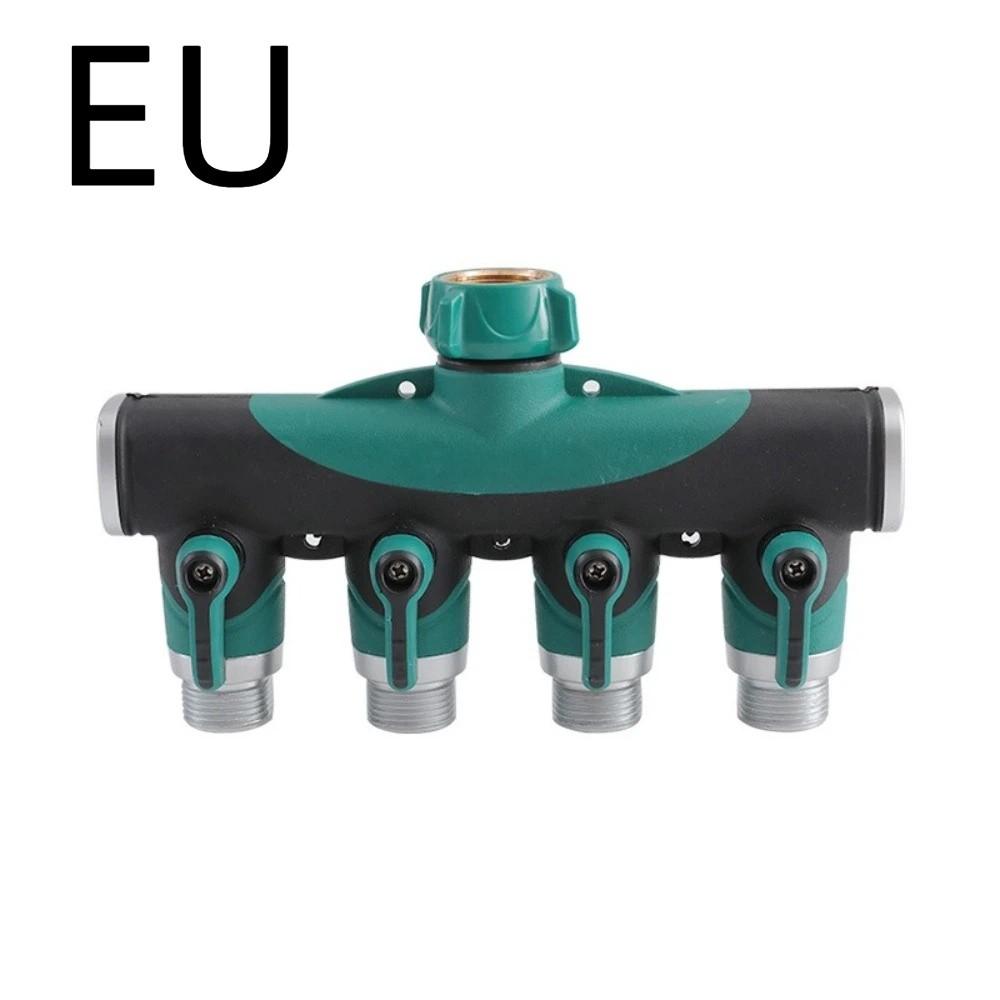 Zinc Zinc Zinc Alloy Water Tap Hose Splitter Distributor 3/4 Inch Garden Irrigation Splitters Household EU