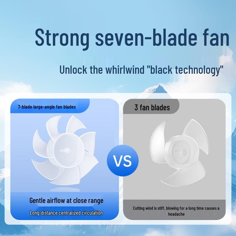 Portable USB Rechargeable Mini Fan for Dorms, Desktops, Outdoor Use