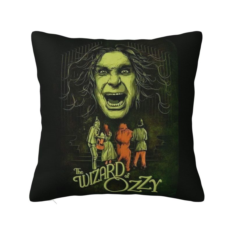 Custom Ozzy Osbourne Prince Of Darkness Cushion Cover Heavy Metal Band Rock Velvet Nordic Throw Pillow Case Home Decoration