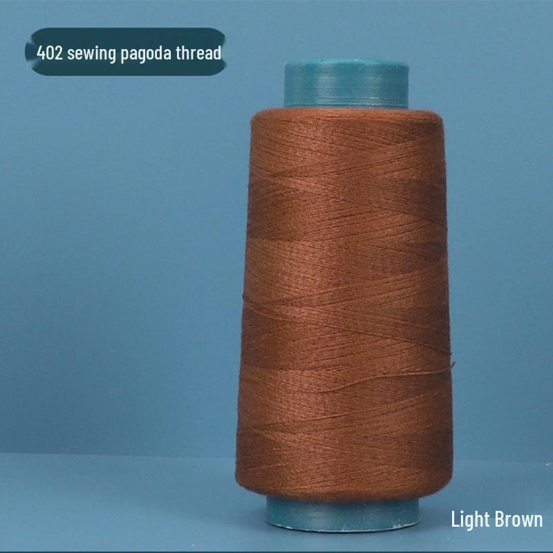402 Polyester Thread: Black & White Sewing Thread for Hand Needlework and Household Sewing Machines