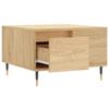  Coffee Table, Sonoma Oak 55x55x36.5 Cm Wood-based Material