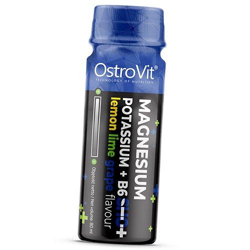 

Магній Калій та Вітамін В6, Magnesium Potassium + B6 Shot, Ostrovit (36250053) 80ml