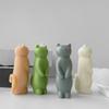 Cats Candle and Soaps Silicone Mold Creative Cats Shaped Scented Candle Silicone Mould Handmade Candle Crafting Mould