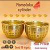 Brass Blessings Jar & Fortune Basin Ashtray: Five Tigers Handcrafted Metal Ornament