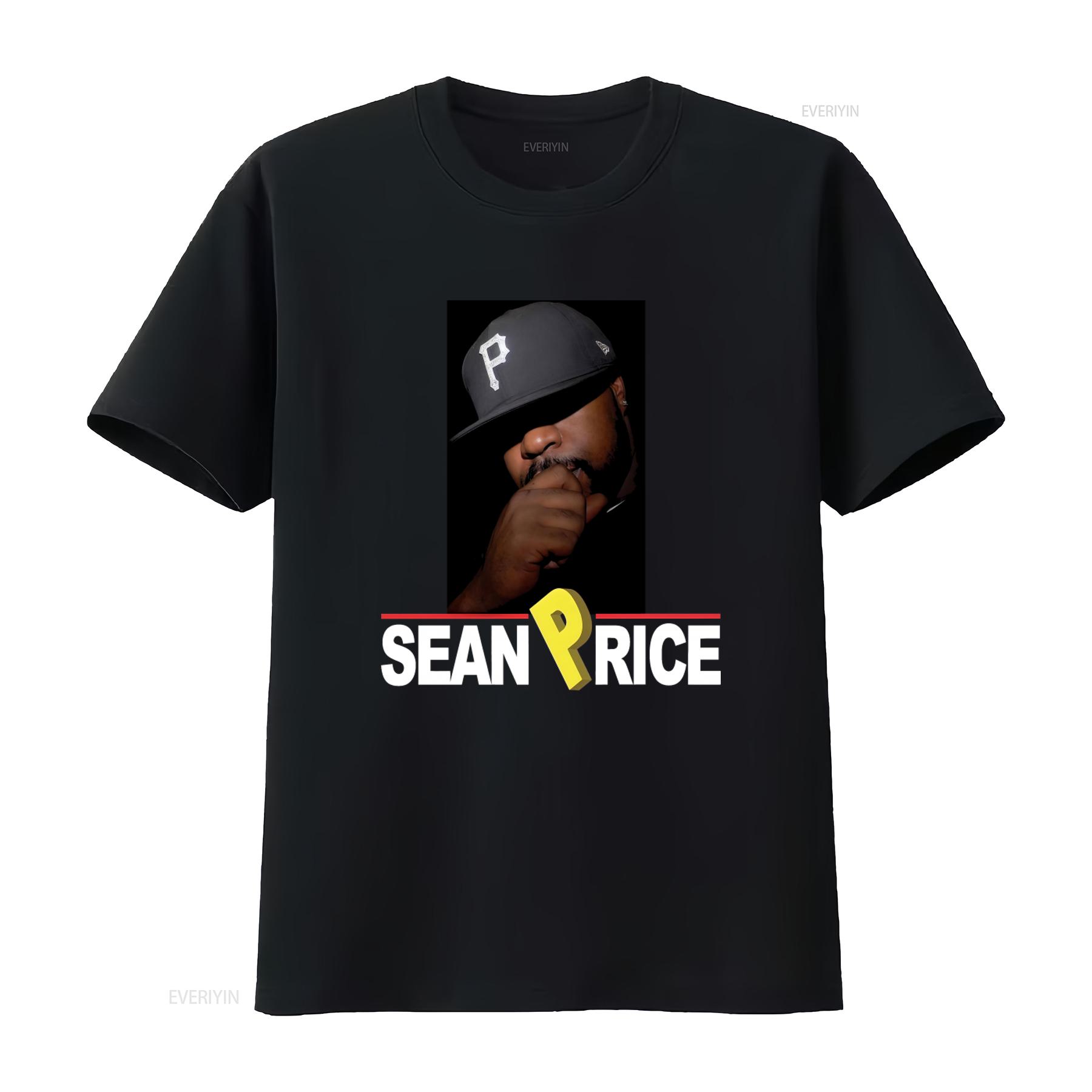 

Sean Price Mens Black T Shirt Size S 5XL Streetwear Hip Hop Style vintage Washed homme designer clothes fashion Casual 4XL