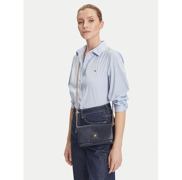 Handbag Tommy Hilfiger Th Modern Mini Crossover AW0AW17462 Dark Blue