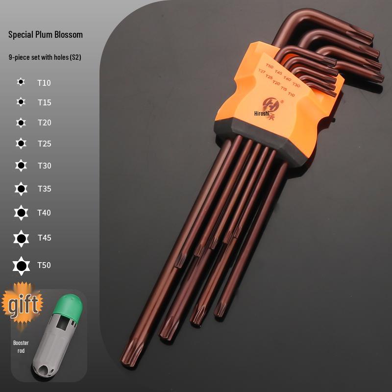 6-Point Torx and Metric Hex Wrench Set