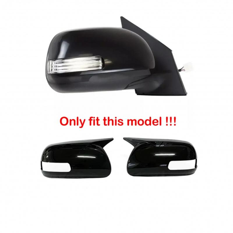 Car Rearview Side Mirror Cover Wing Cap For Toyota RAV4 2009-2012 Exterior Door Rear View Case Trim Sticker