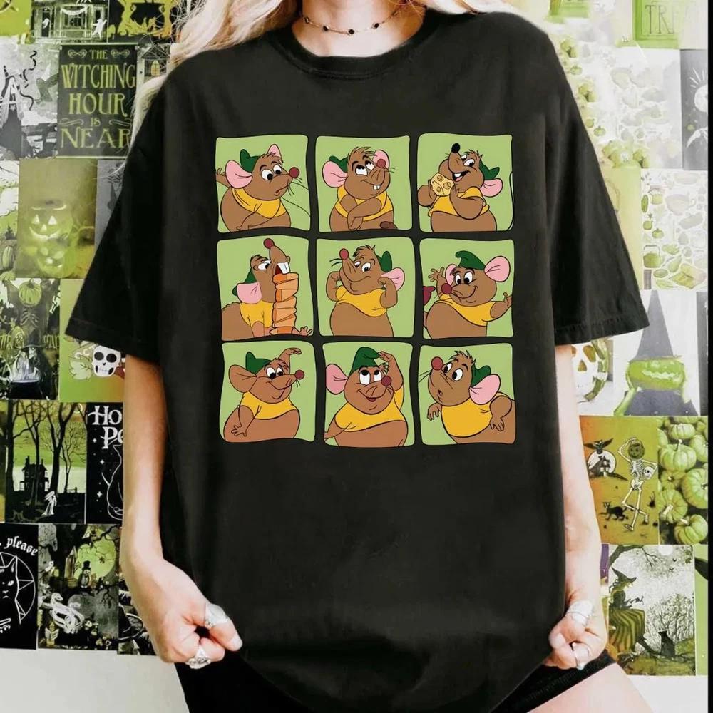 Cinderella Gus Emotions Box Up Shirt Cute Gus Gus Moods TShirt S