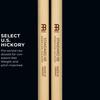 MEINL Stick Brush Meinl Drumstick STANDARD Hickory Acorn Tip 5B SB102 x & (406 15.1mm) []