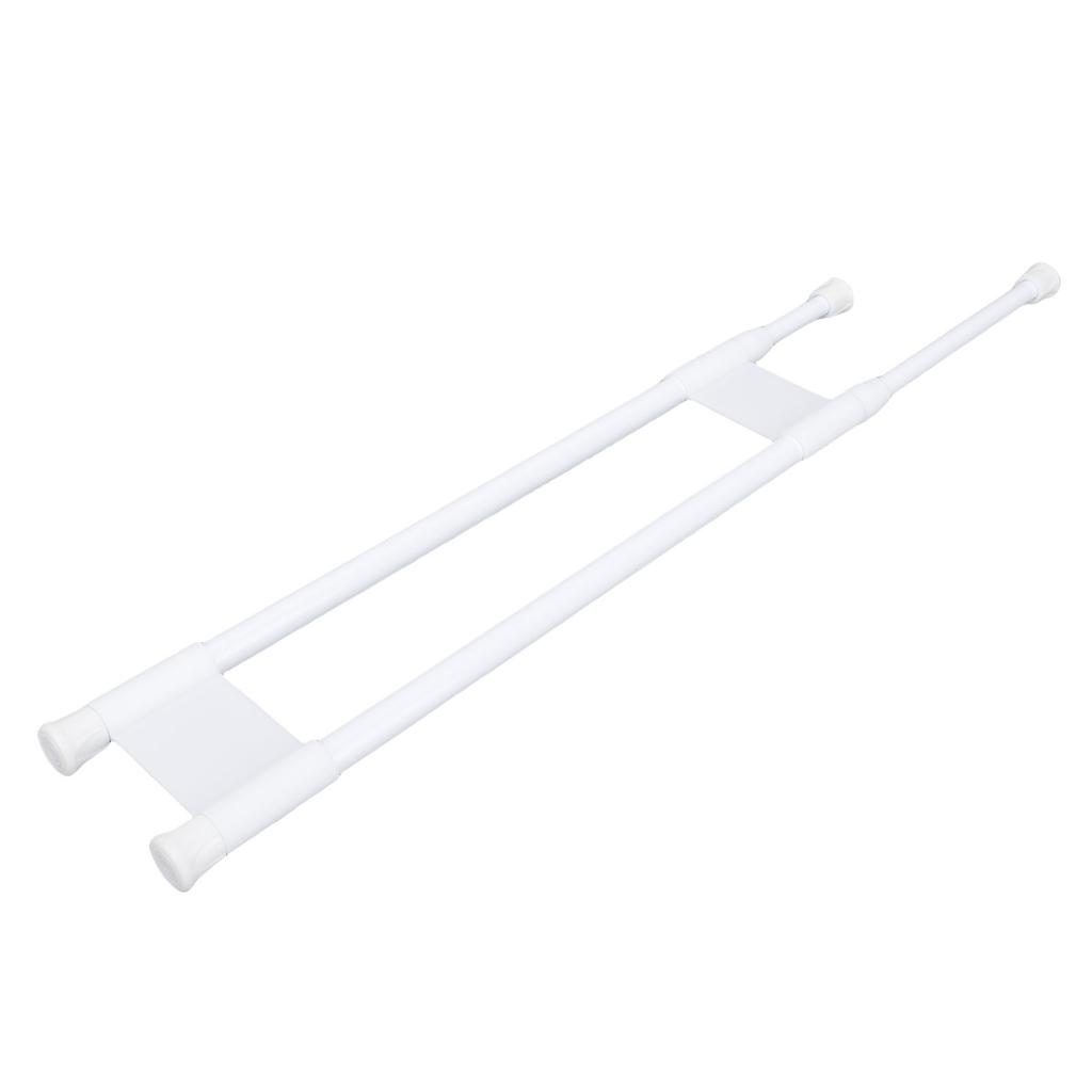 2PCS RV Refrigerator Bar Double Row 16in 28in Adjustable RV Refrigerator Tension Rods for Travel