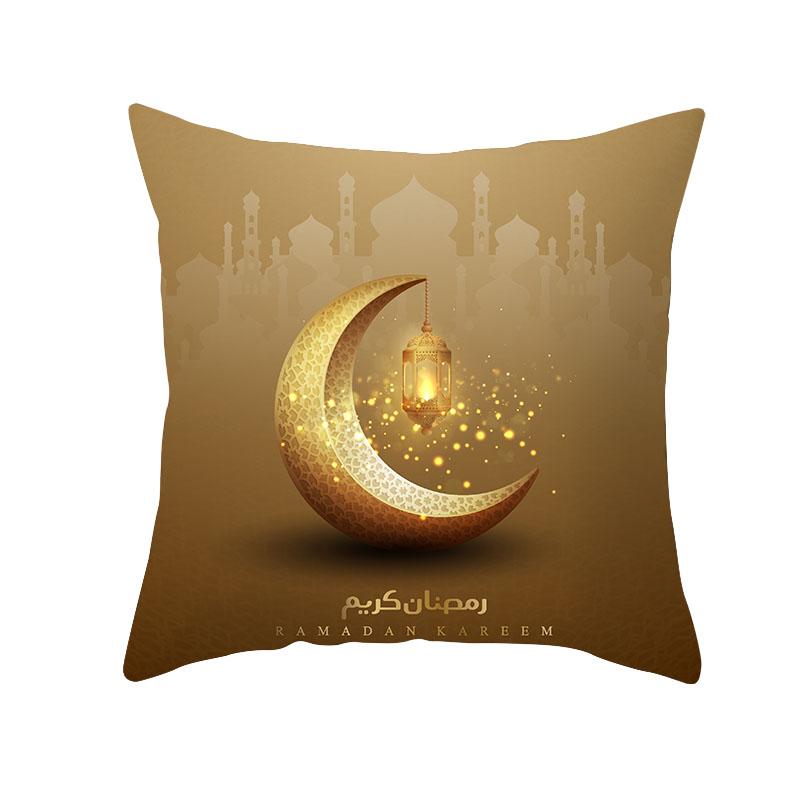 EID Mubarak Decor Cushion Cover Ramadan Decorations for Home 2022 Islamic Muslim Ramadan Kareem EID Al Adha Gift Sofa Pillowcase