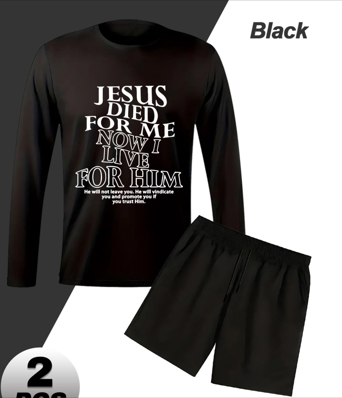 

Long Sleeve & Shorts Set for Men, Stretch & Quick-Dry, Ideal for Gym XXL чорний