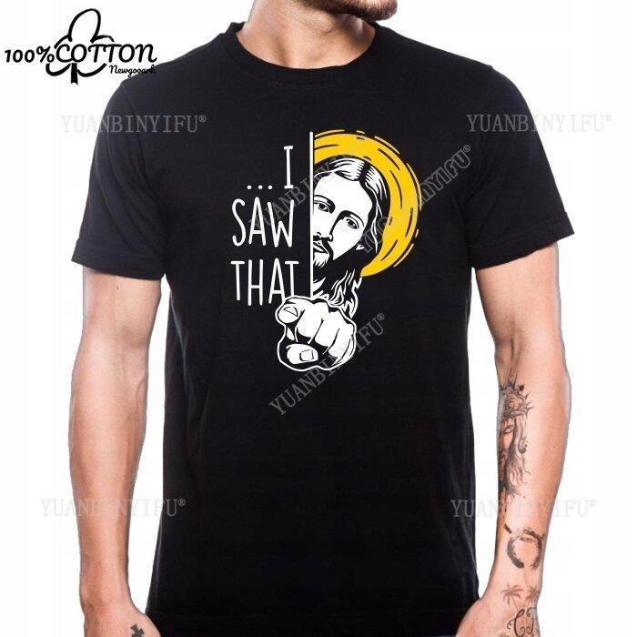 Jezus Cię wspiera Vintage top Harajuku Casual Unisex T-shirty Bawełna Streetwear Krótki rękaw Okrągły dekolt Moda uliczna