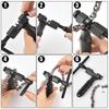 Bike Chain Breaker Cutter with Chain Hook and Replacement Pin, Bicycle Chain Repair Tool, Bicycle Chain Remove and Install Tool