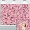 Pink Rose Flower Wall Backdrops Wedding Birthday Floral Theme Party Background
