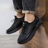 Shoes Men'S Shoes Season Sneakers Large Size Casual Leather Men'S Fleece Breathable